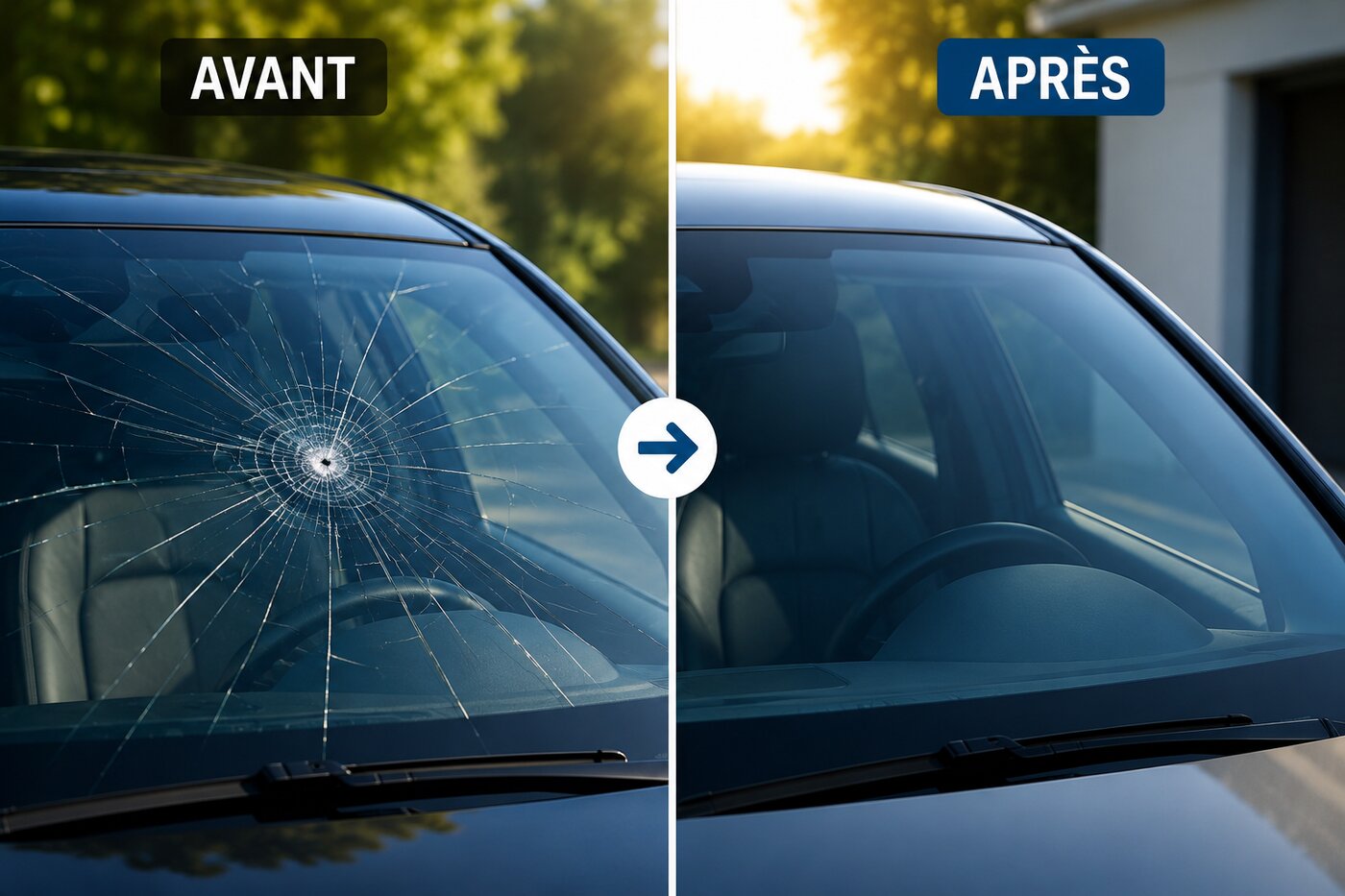 Remplacement de pare-brise à Bex — NEO Carrosserie Aigle
