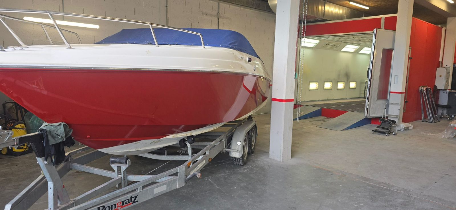 Bateau peinture & polissage
